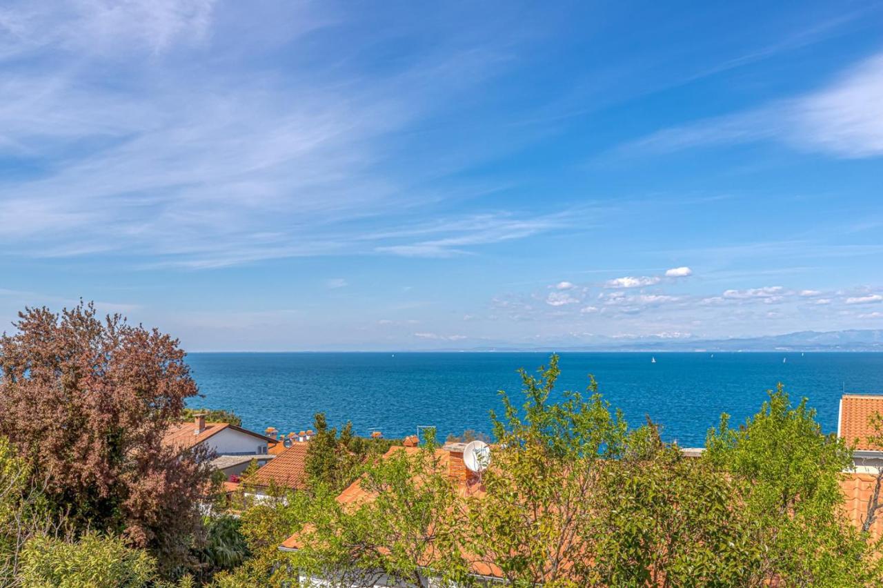 Villa Milena With Pool And Sea View Crveni Vrh Dış mekan fotoğraf