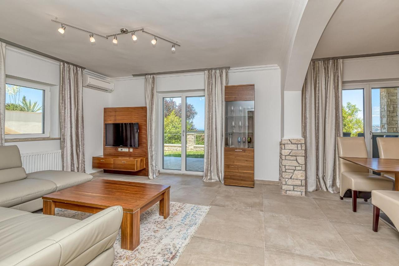 Villa Milena With Pool And Sea View Crveni Vrh Dış mekan fotoğraf