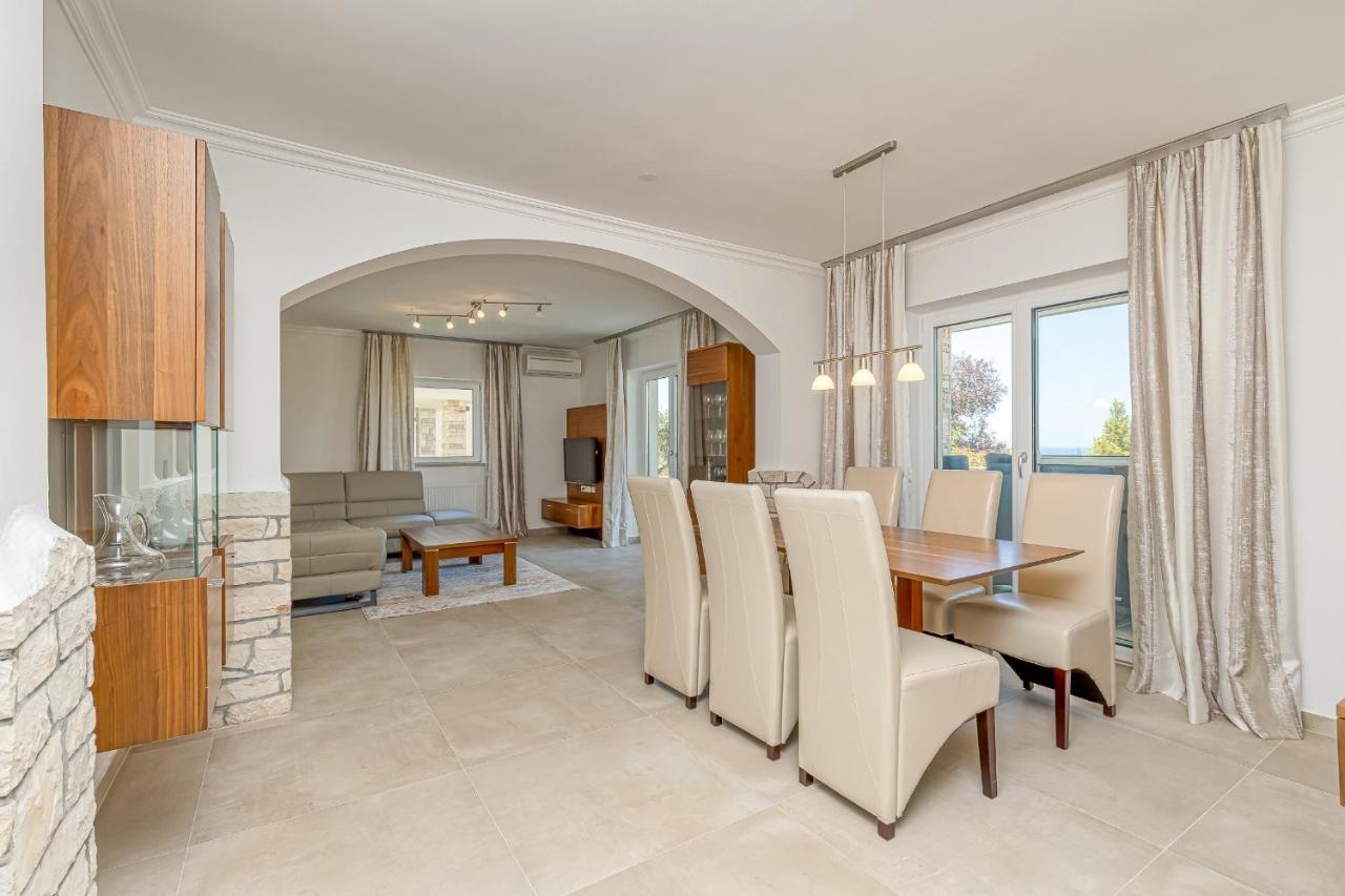 Villa Milena With Pool And Sea View Crveni Vrh Dış mekan fotoğraf